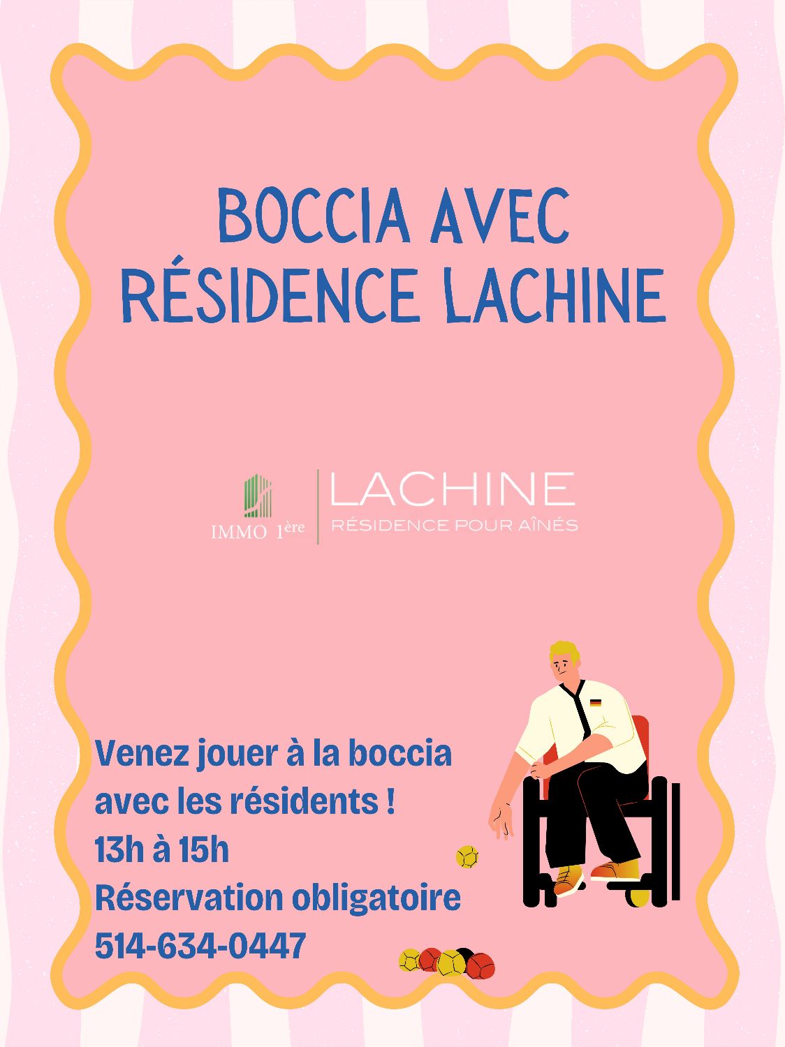 Boccia avec Résidence Lachine