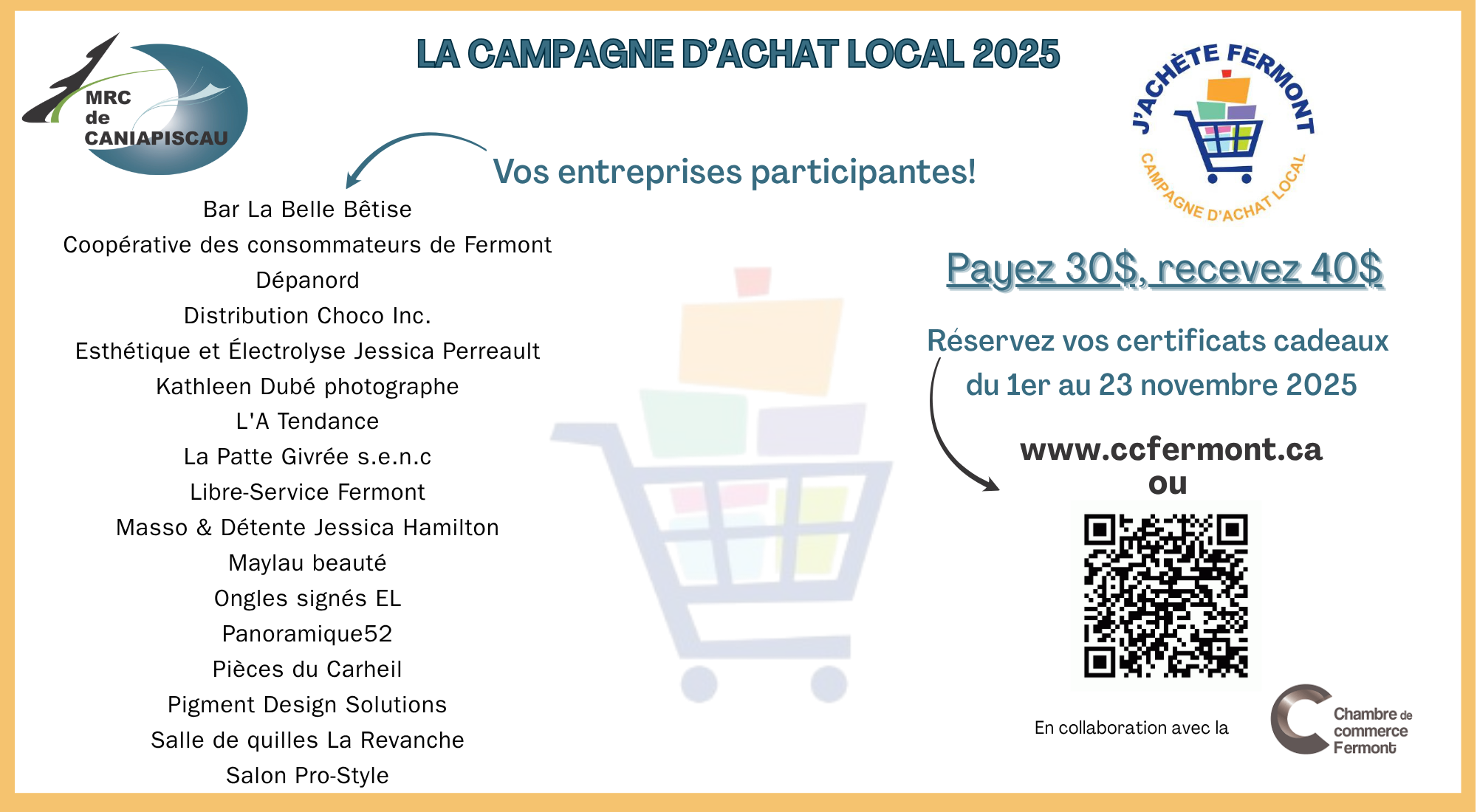 J'achète Fermont 2025