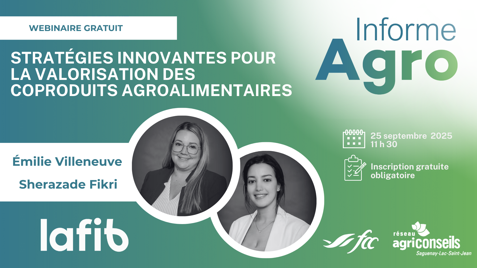 Webinaire Informe Agro - stratégies innovantes pour la valorisation des coproduits agroalimentaires