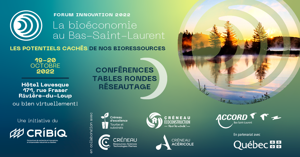 Forum Innovation sur la Bioéconomie au Bas-Saint-Laurent (FIBEQ-BSL)