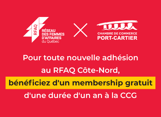 Réseau de Femmes d'affaires du Québec X Chambre de commerce Port-Cartier
