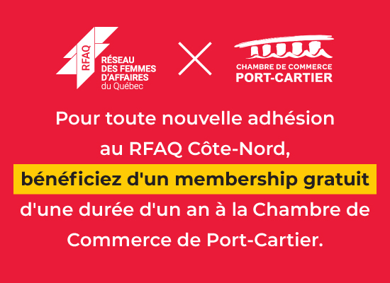 Réseau de Femmes d'affaires du Québec X Chambre de commerce Port-Cartier
