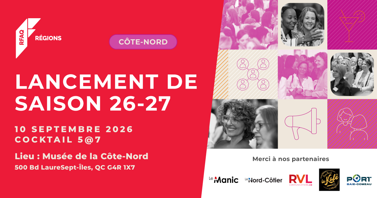 Lancement de saison — RFAQ Côte-Nord — 10 septembre 2026