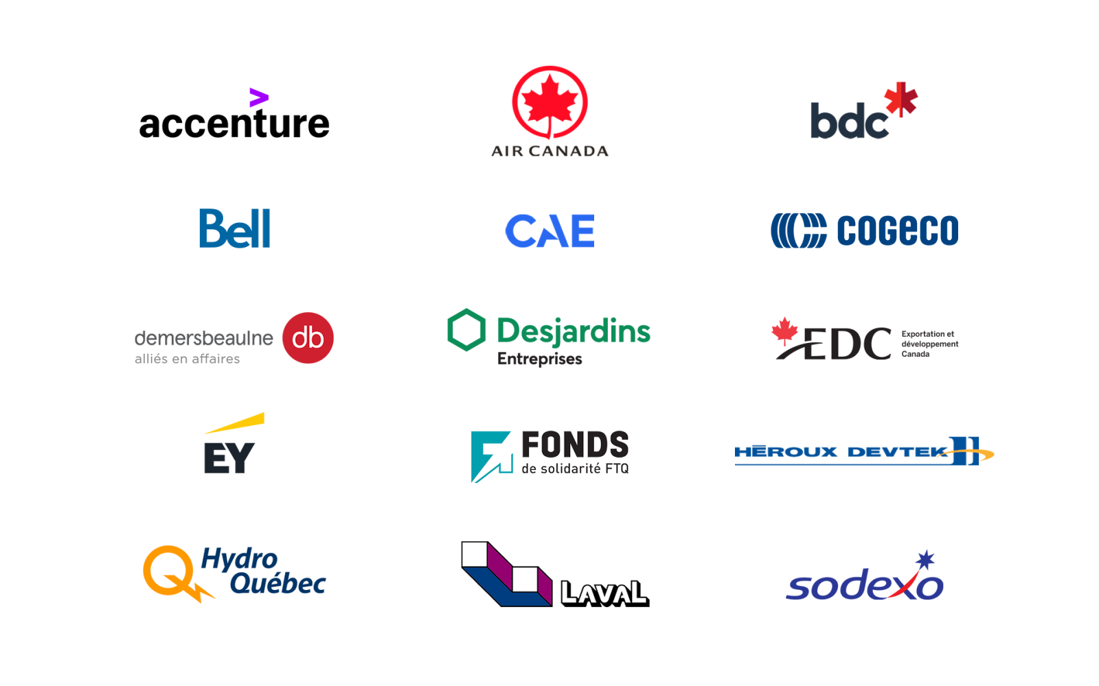 Grandes entreprises engagées au sein du Cercle des Leaders