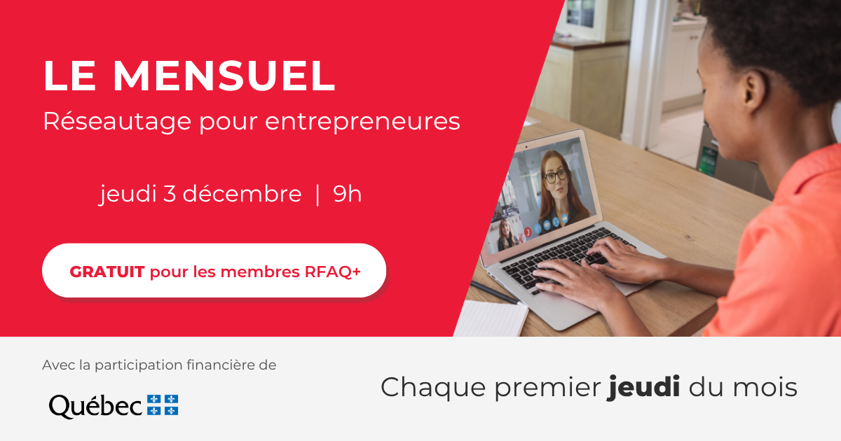 Le Mensuel - Réseautage des entrepreneures