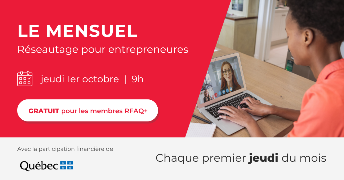 Le Mensuel - Réseautage des entrepreneures