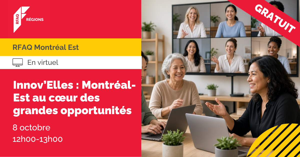 Innov'Elles : Montréal-Est au cœur des grandes opportunités — RFAQ Montréal-Est — 8 octobre 2026