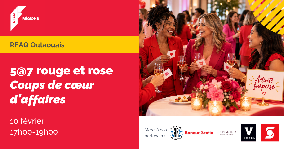 5@7 rouge et rose | Coups de cœur d’affaires — RFAQ Outaouais — 10 février 2027