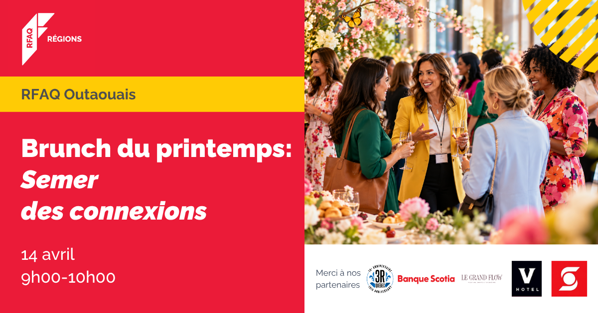 Brunch du printemps : Semer des connexions — RFAQ Outaouais — 14 avril 2027
