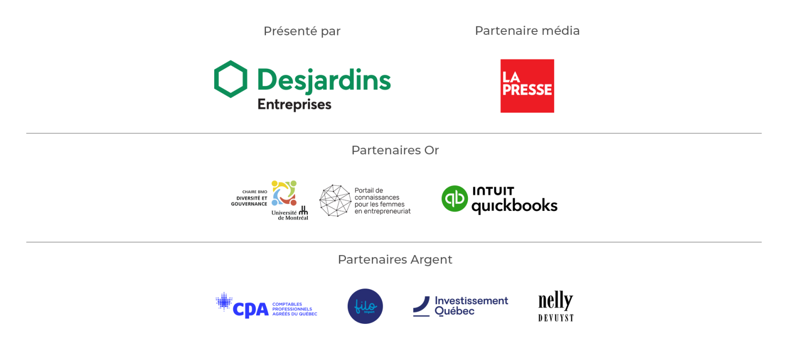 Partenaires PFAQ 2025