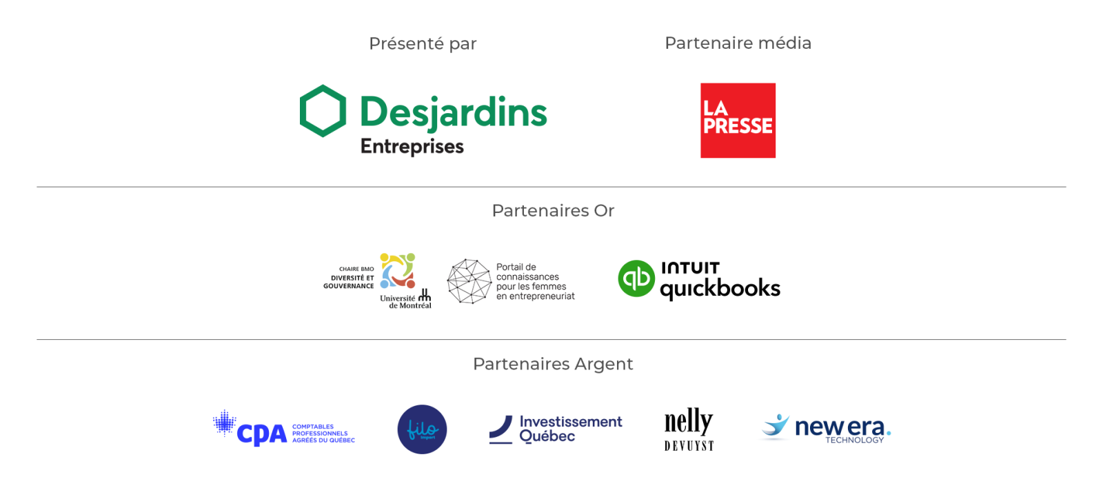 Partenaires PFAQ 2026