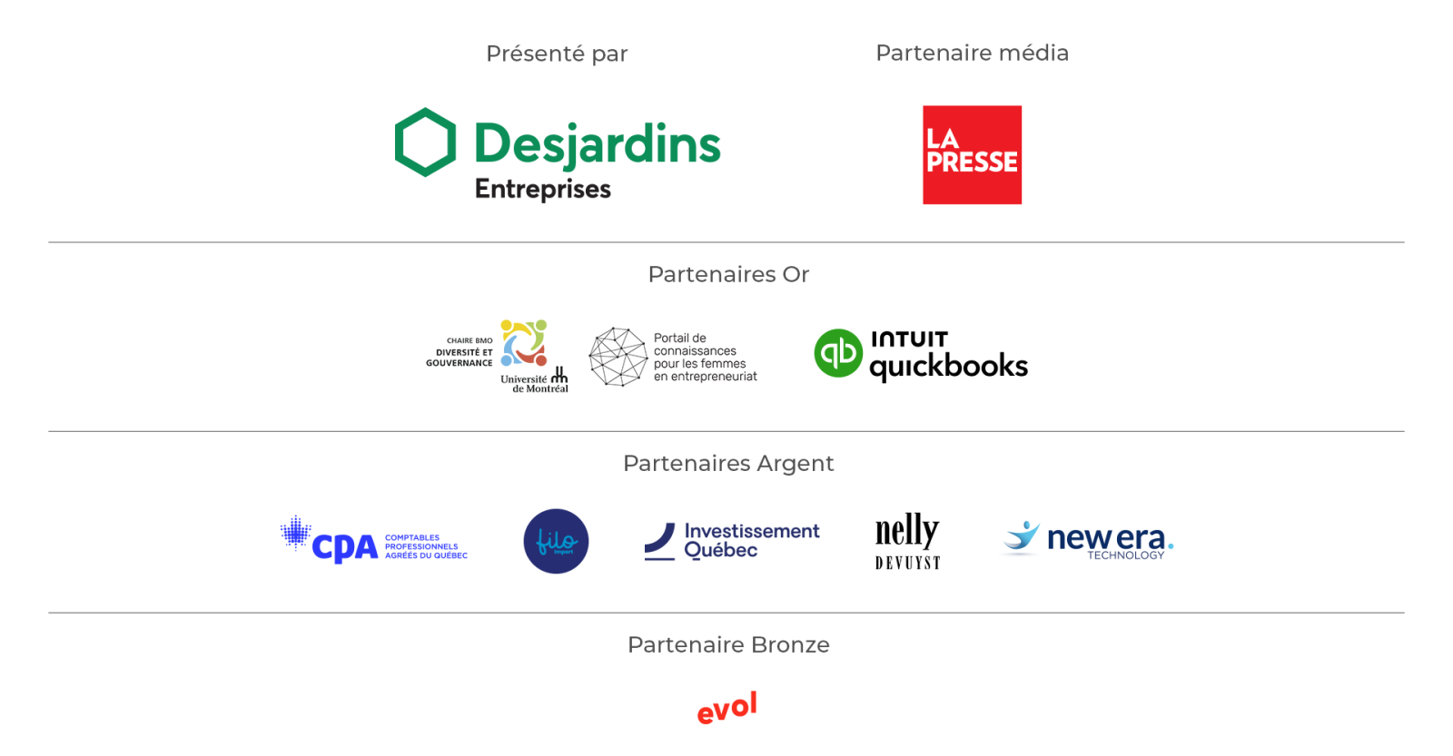 Partenaires PFAQ 2026