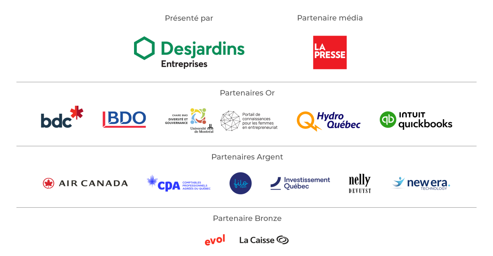 Partenaires PFAQ 2026