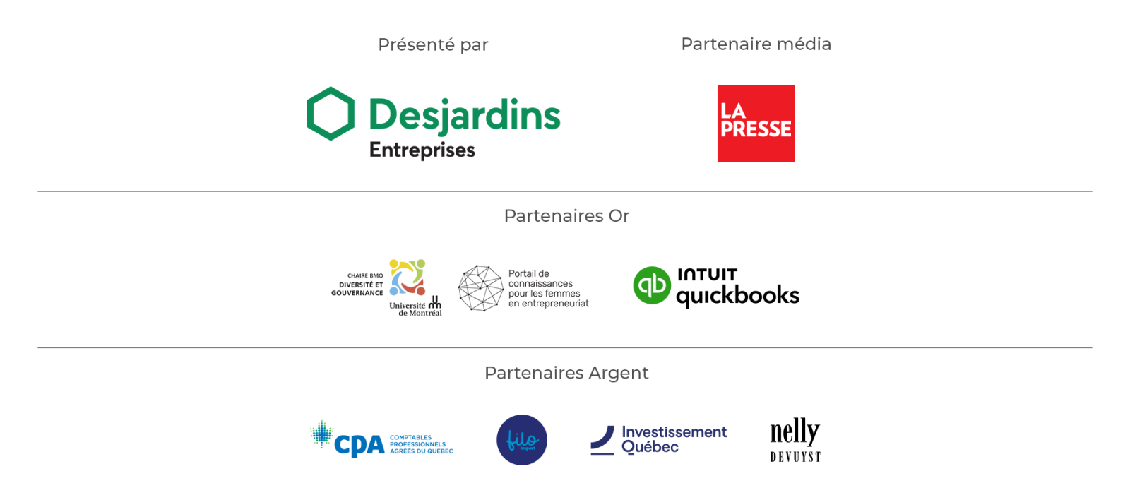 Partenaires PFAQ 2026