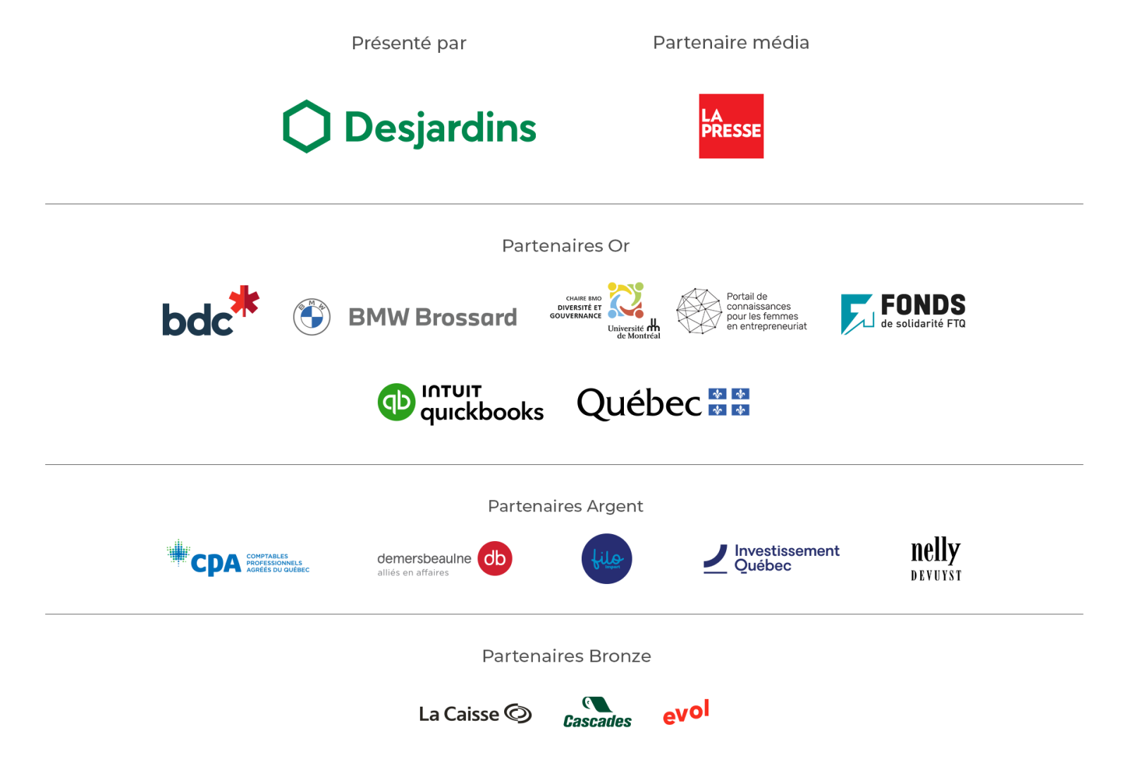 Partenaires PFAQ 2025
