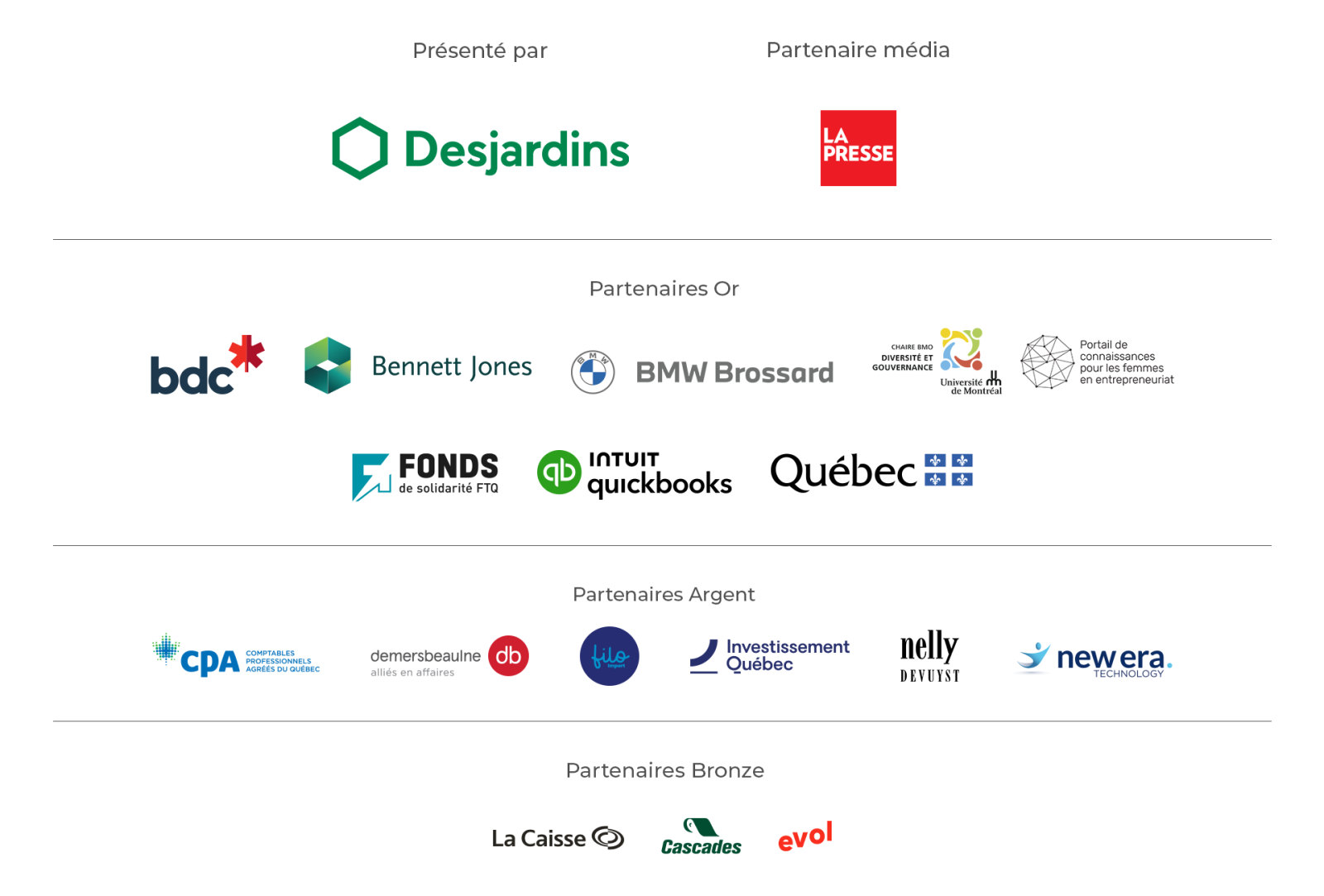 Partenaires PFAQ 2025