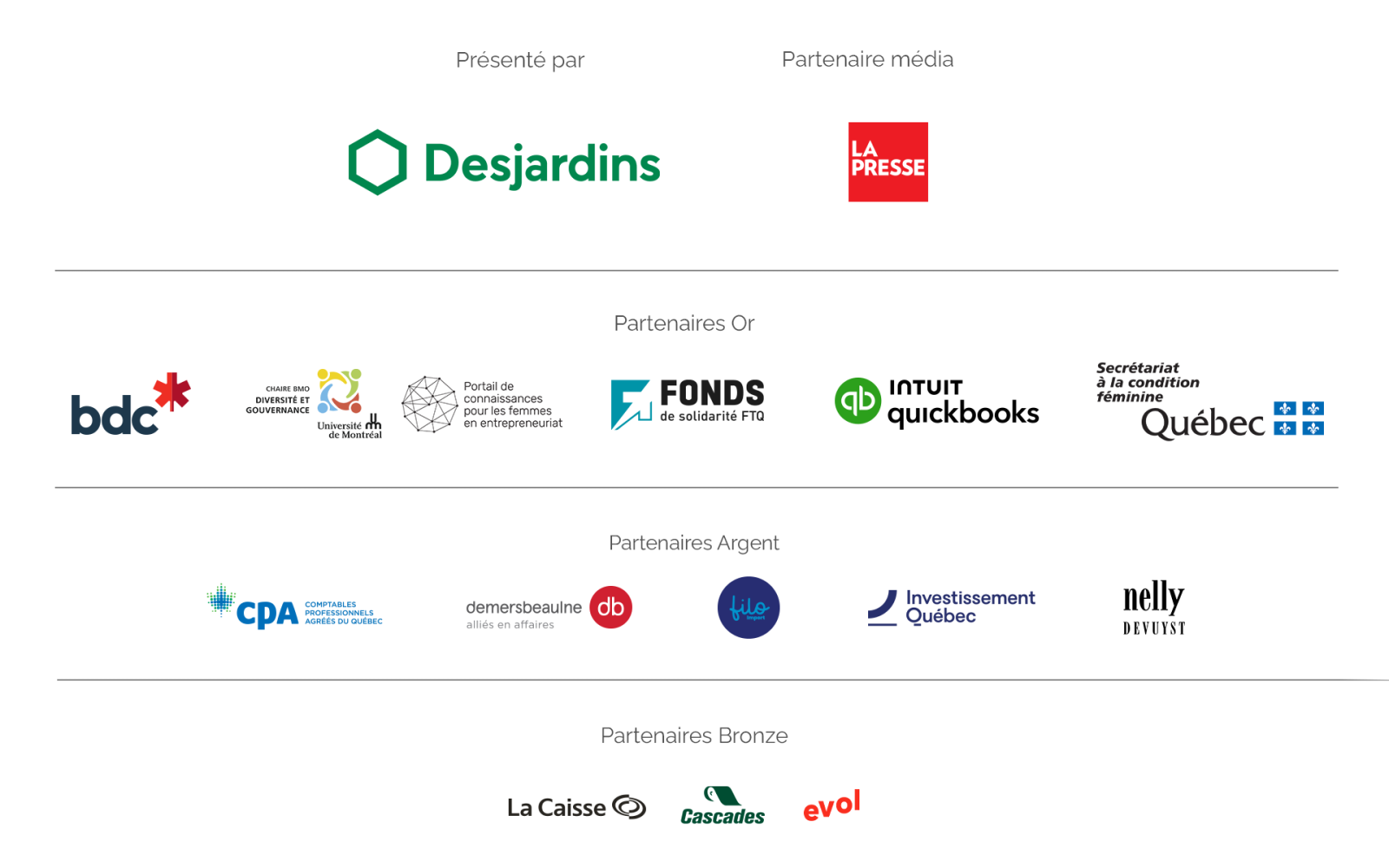 Partenaires PFAQ 2025