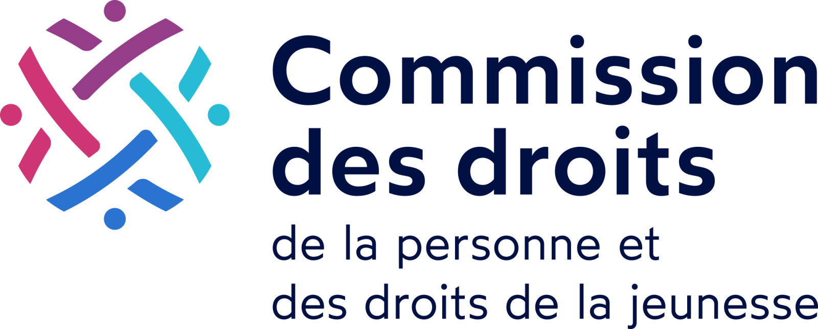 Logo Commission par la Charte des droits et libertés de la personne Commission des droits de la personne et des droits de la jeunesse