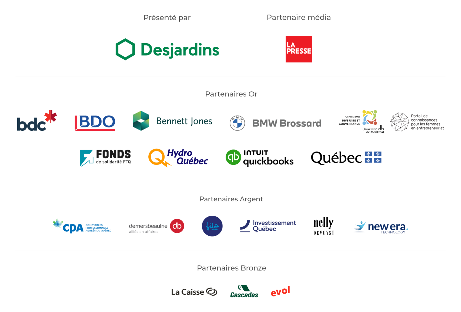 Partenaires PFAQ 2025