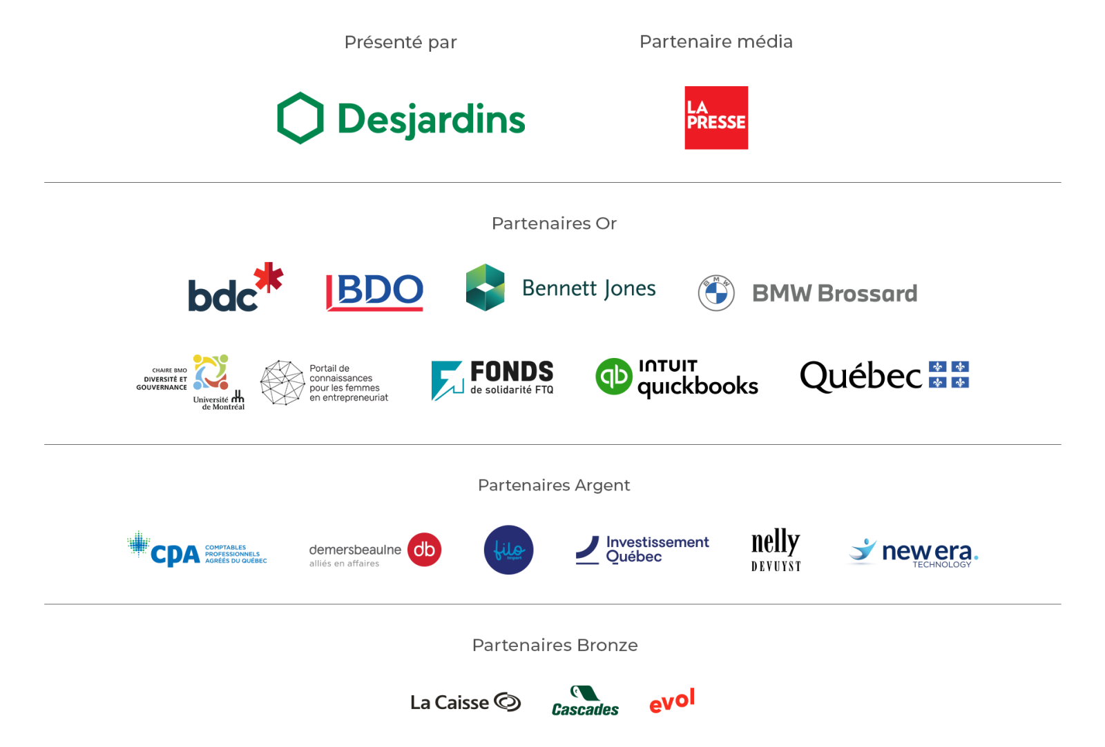 Partenaires PFAQ 2025