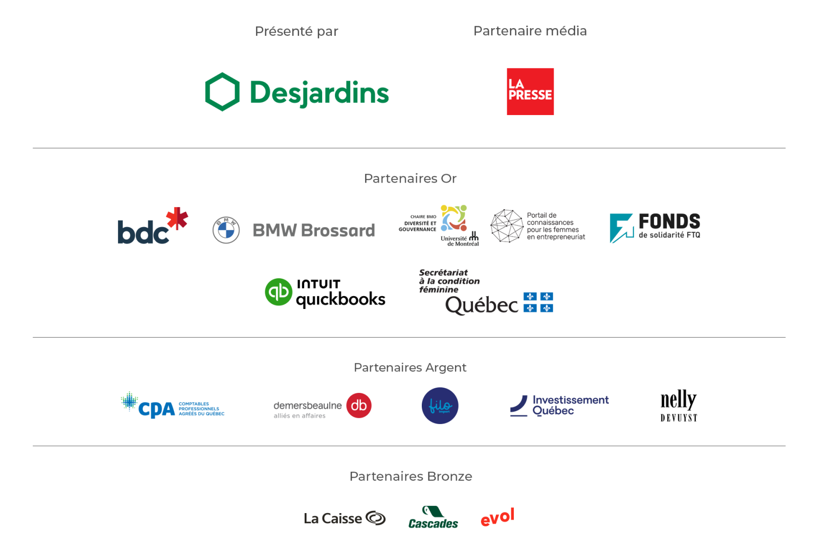 Partenaires PFAQ 2025