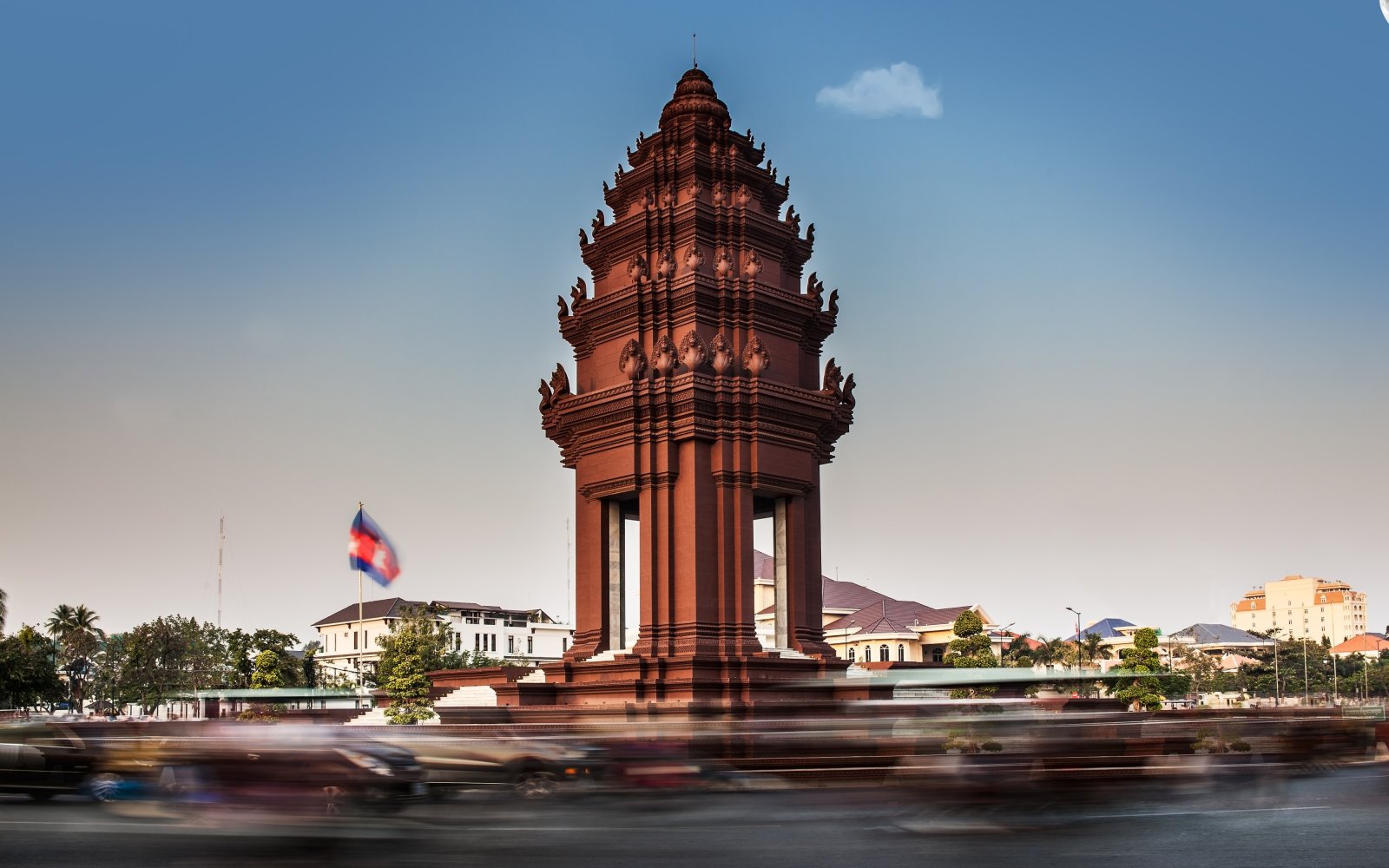 Monument de l'Indépendance à Phnom Penh, Cambodge