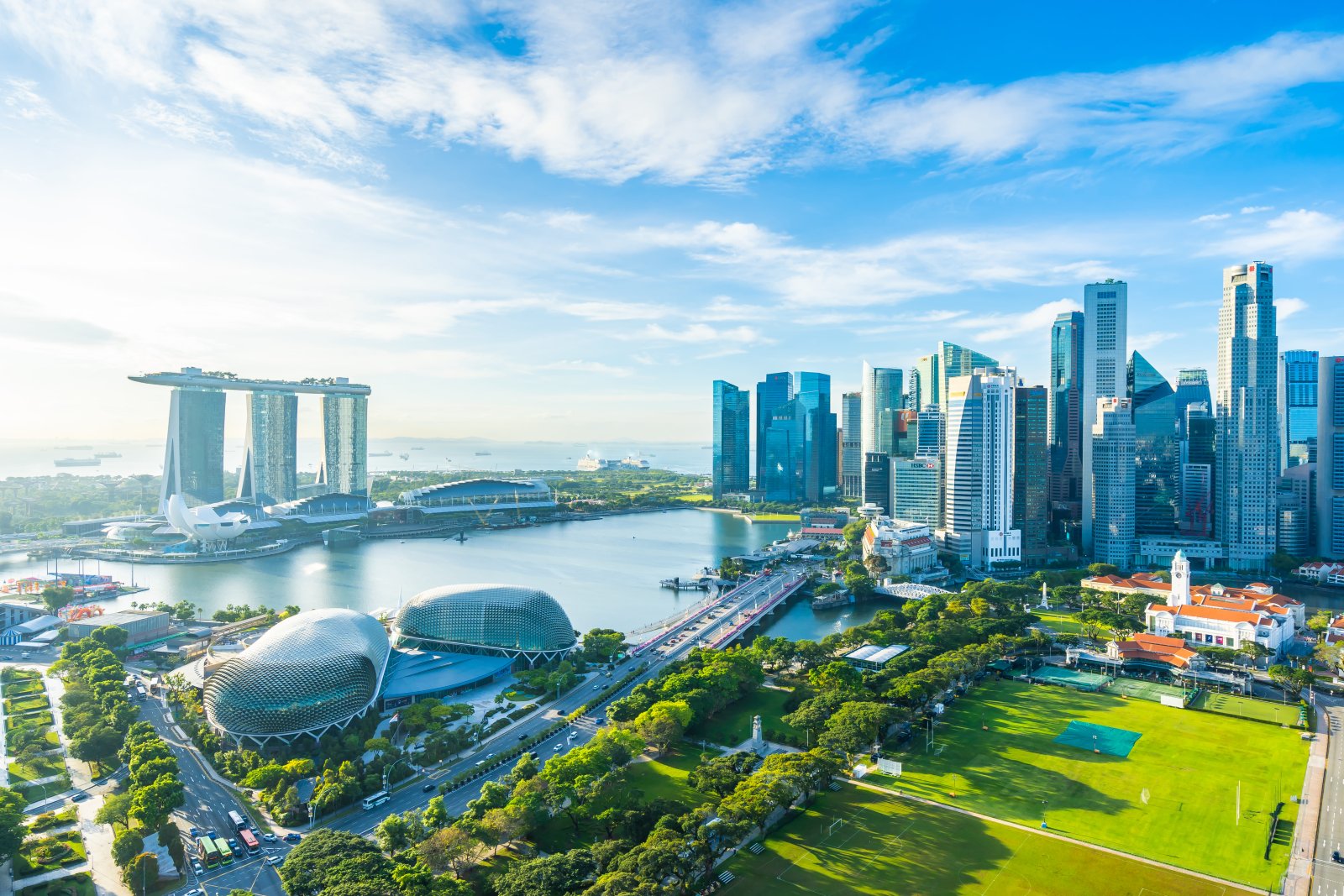 Ligne d'horizon de Singapour