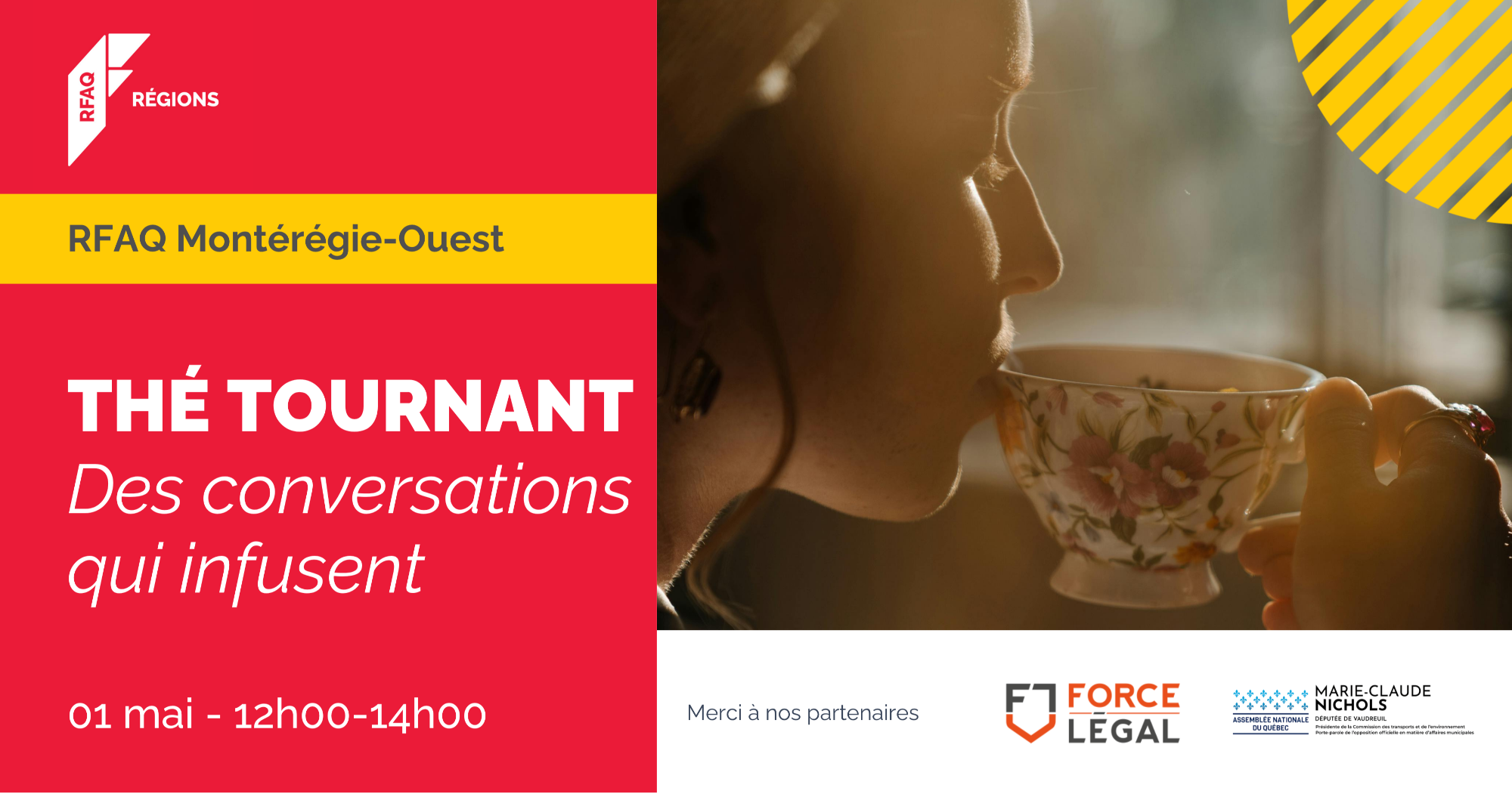 THÉ TOURNANT : Des conversations qui infusent