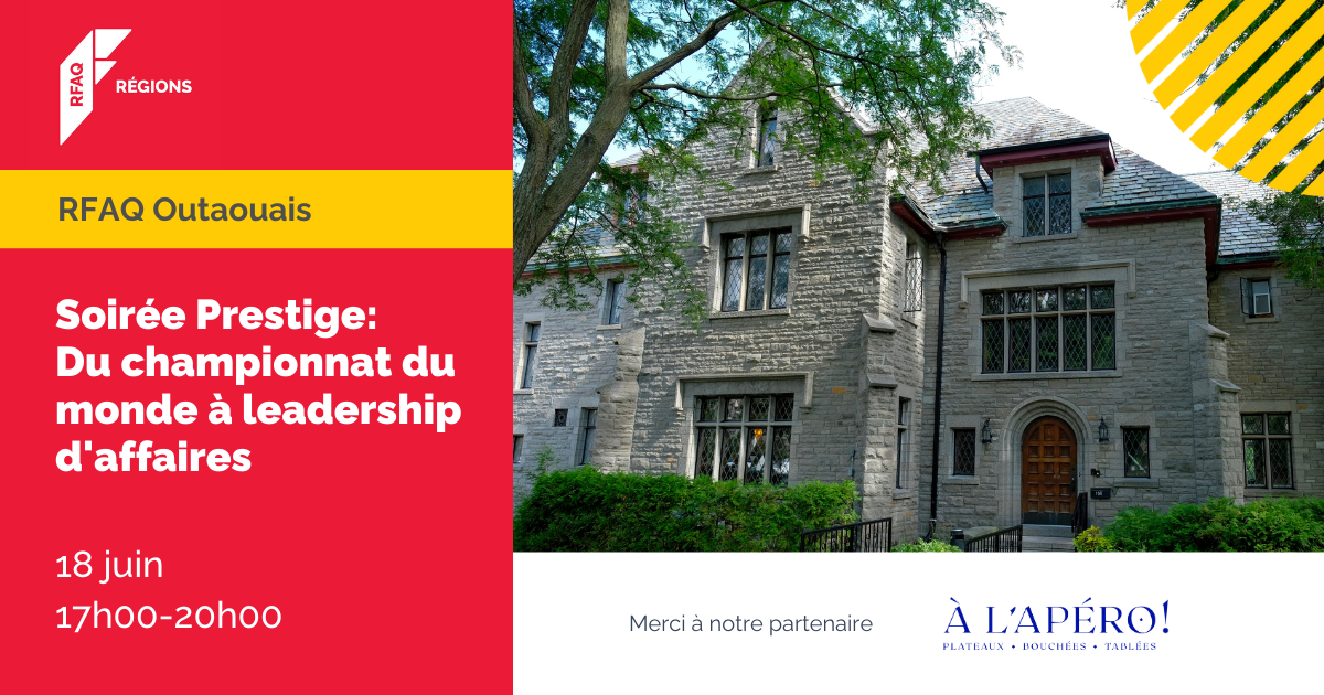 Soirée Prestige: Du championnat du monde à leadership d'affaires (Événement de clôture)