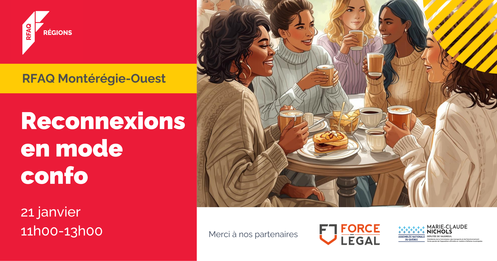 Reconnexions en mode confo