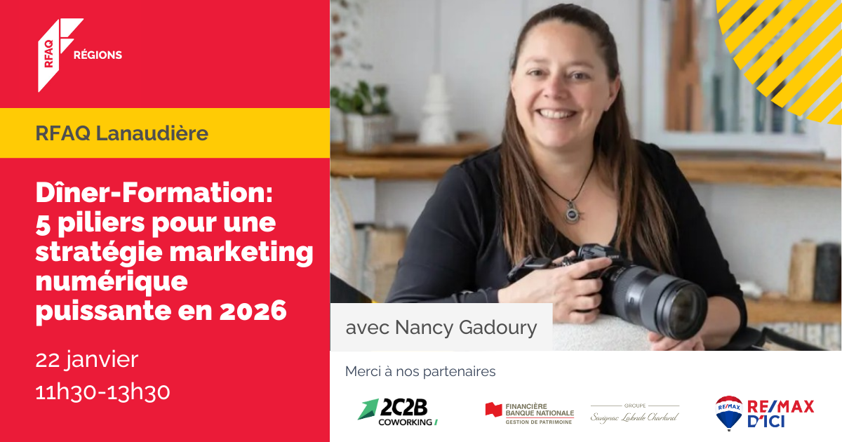 Dîner-Formation: 5 piliers pour une stratégie marketing numérique puissante en 2026