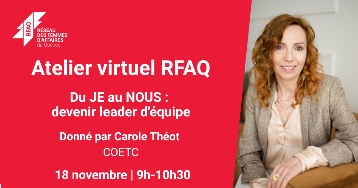 Du JE au NOUS : devenir leader d'équipe