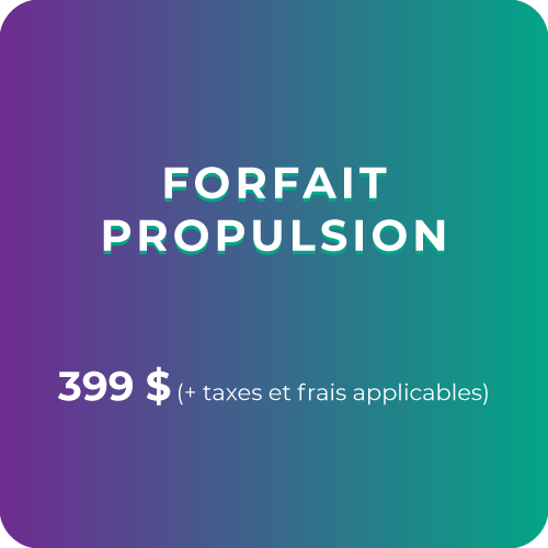 Forfait Propulsion | CVR AUTOMNE 2026