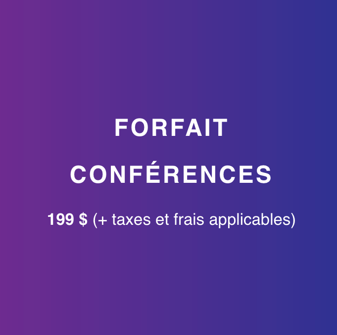 Forfait Conférences | CVR 2026