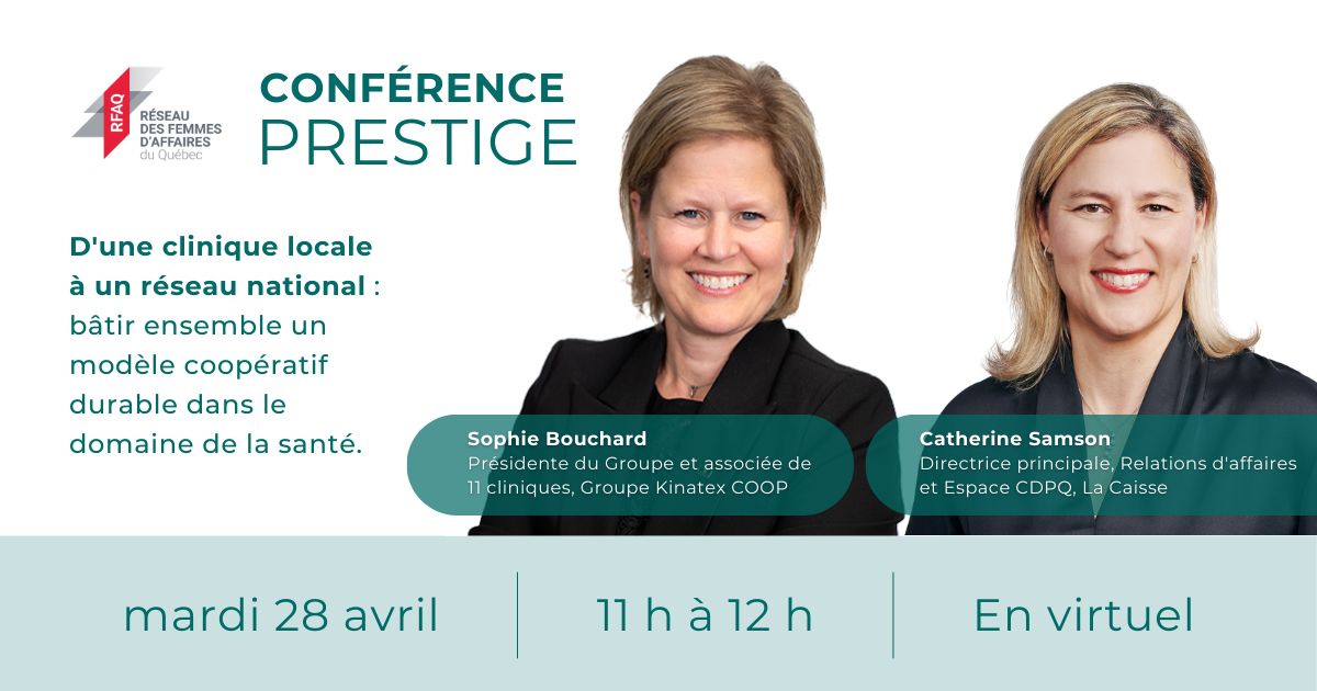 Conférence prestige : D'une clinique locale à un réseau national