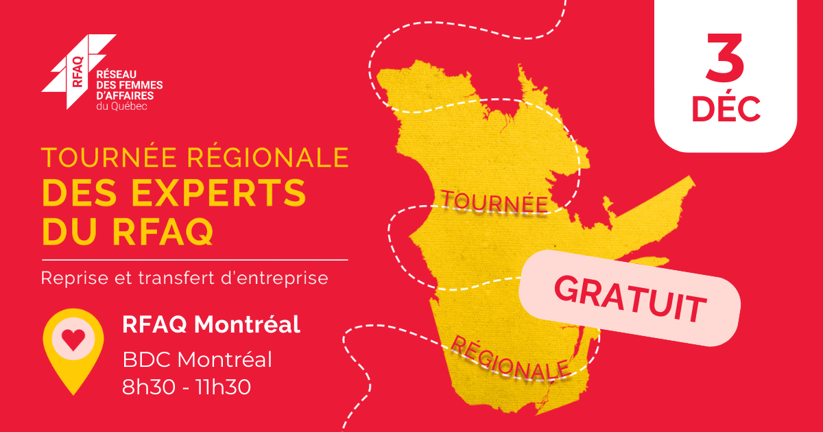 Tournée régionale des experts du RFAQ - Montréal