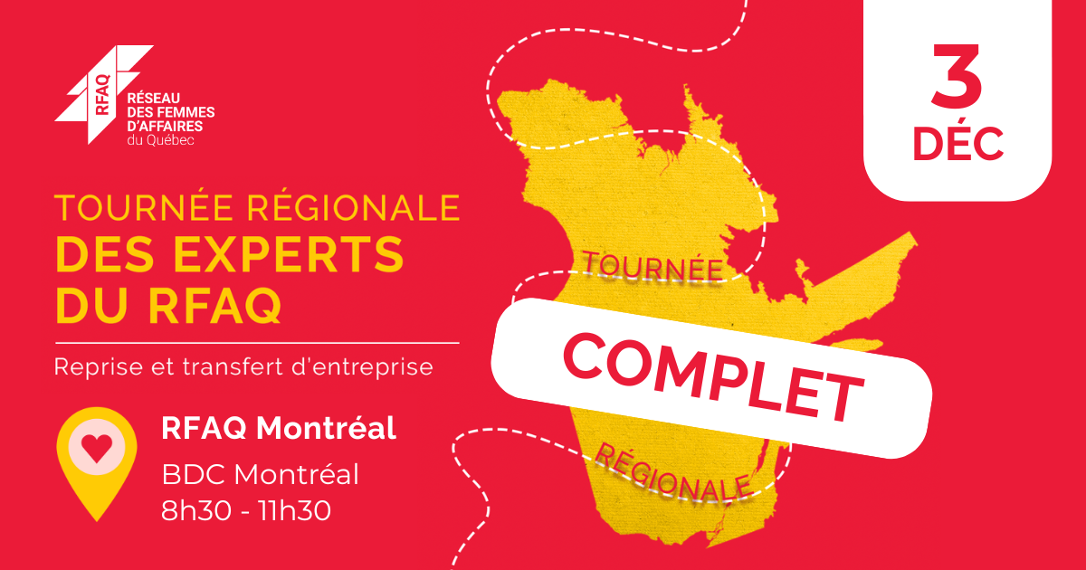 Tournée régionale des experts du RFAQ - Montréal