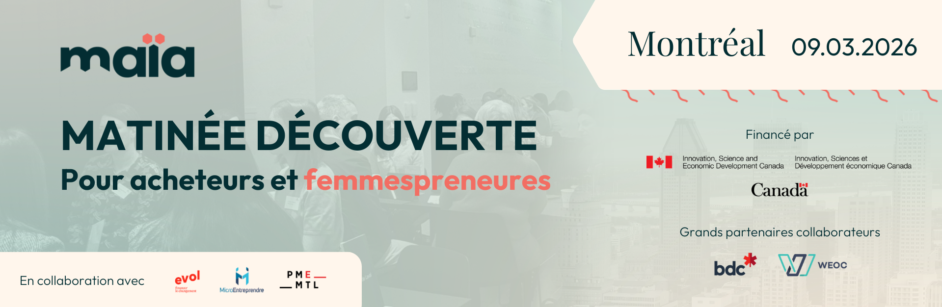 Matinée Découverte MAÏA – Édition spéciale Montréal