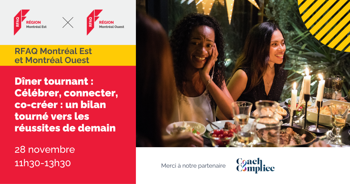 Dîner tournant : Célébrer, connecter, co-créer : un bilan tourné vers les réussites de demain