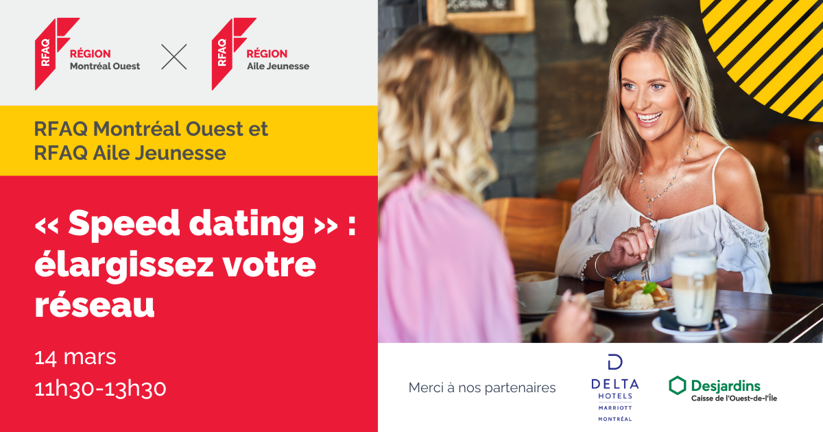 « Speed dating » : élargissez votre réseau