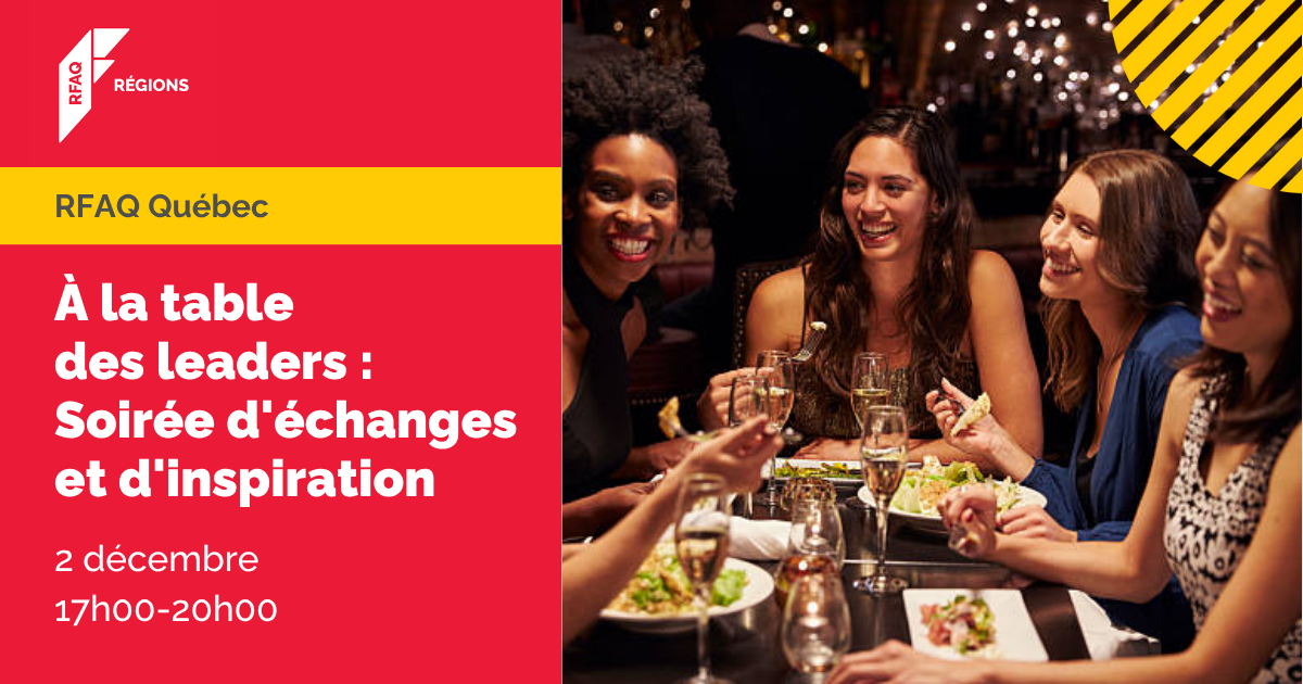 À la table des leaders : Soirée d'échanges et d'inspiration