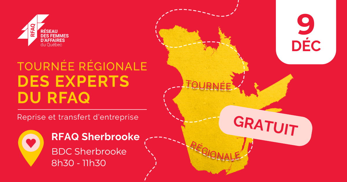 Tournée régionale des experts du RFAQ - Sherbrooke