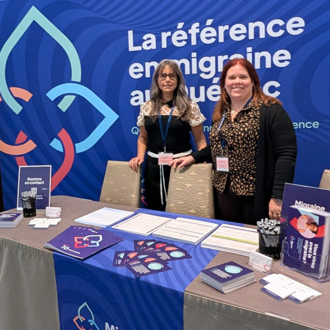 Migraine Québec à la conférence 2025 de la Société canadienne des céphalées
