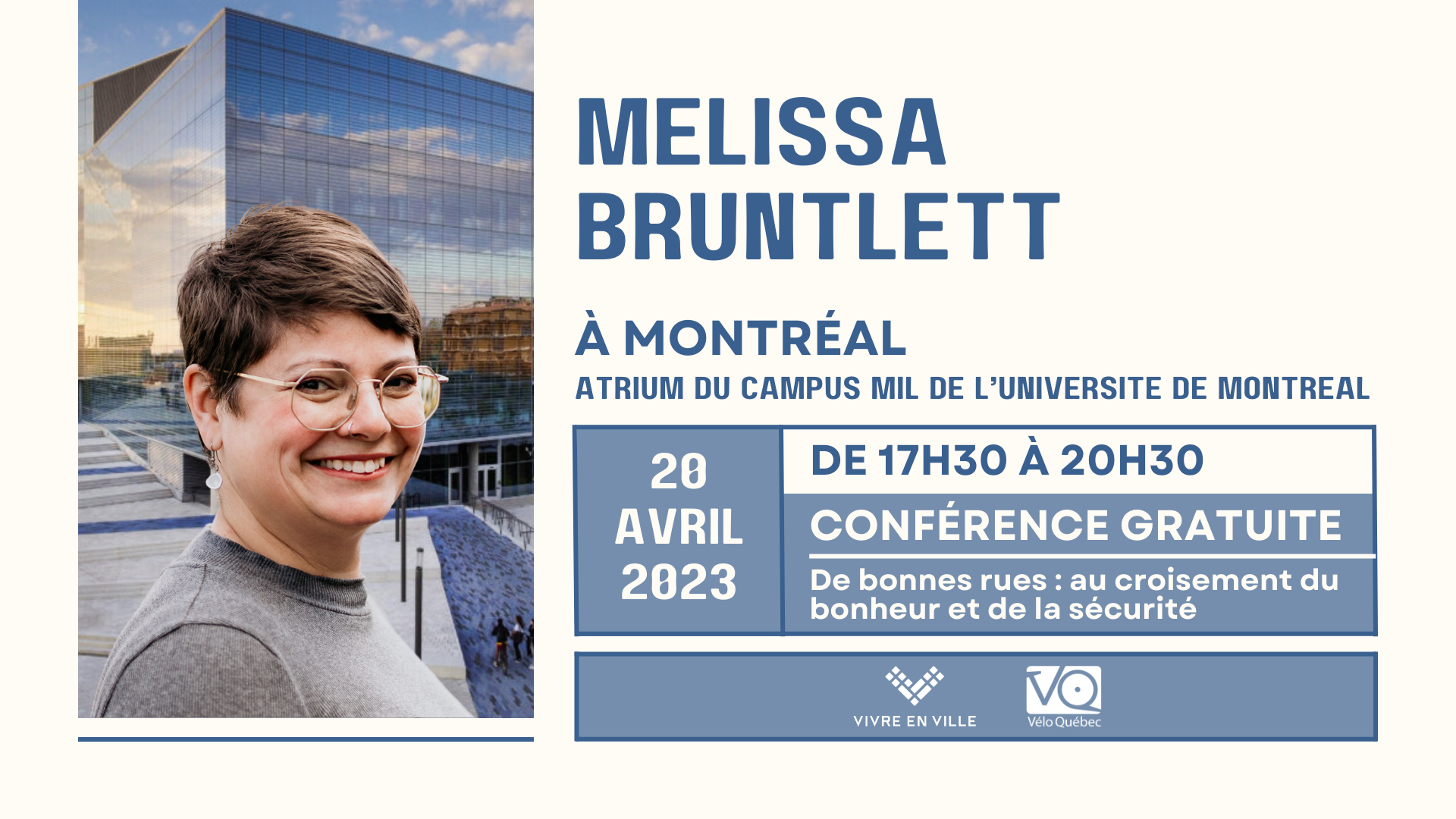Conférence 5@7 avec Melissa Bruntlett à Montréal