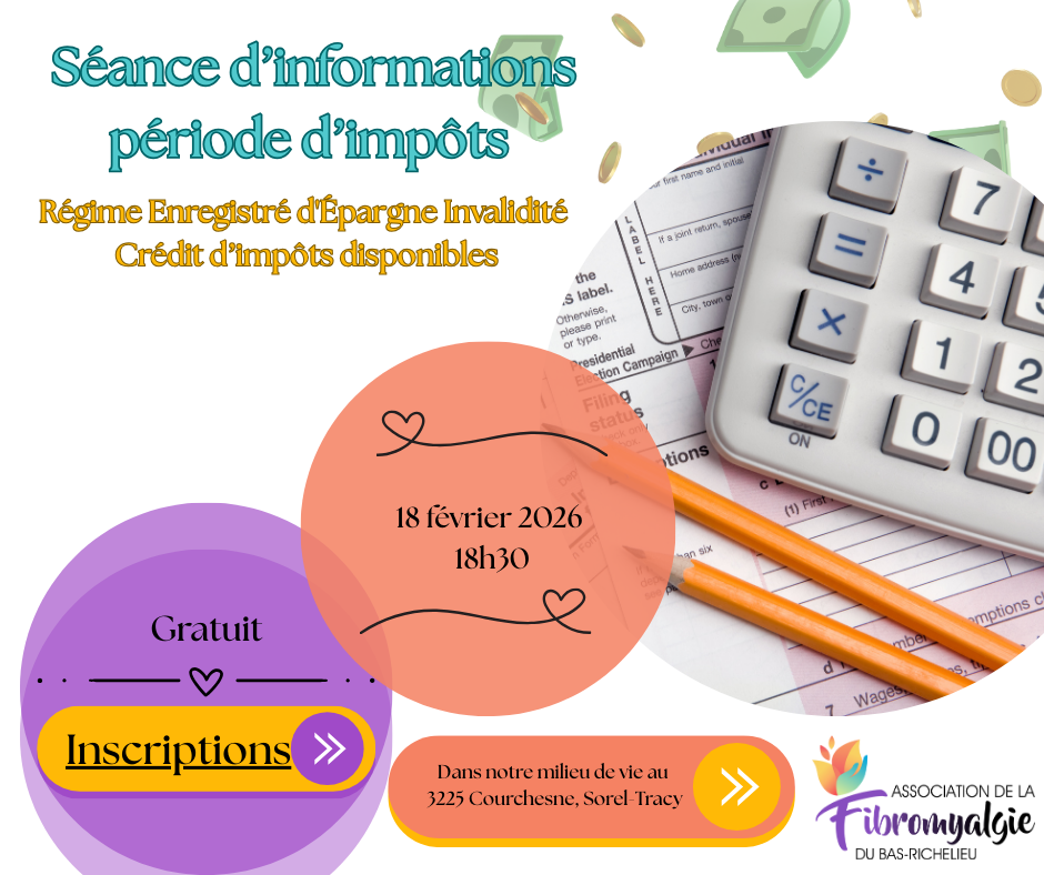Séance d'informations en période d'impôts