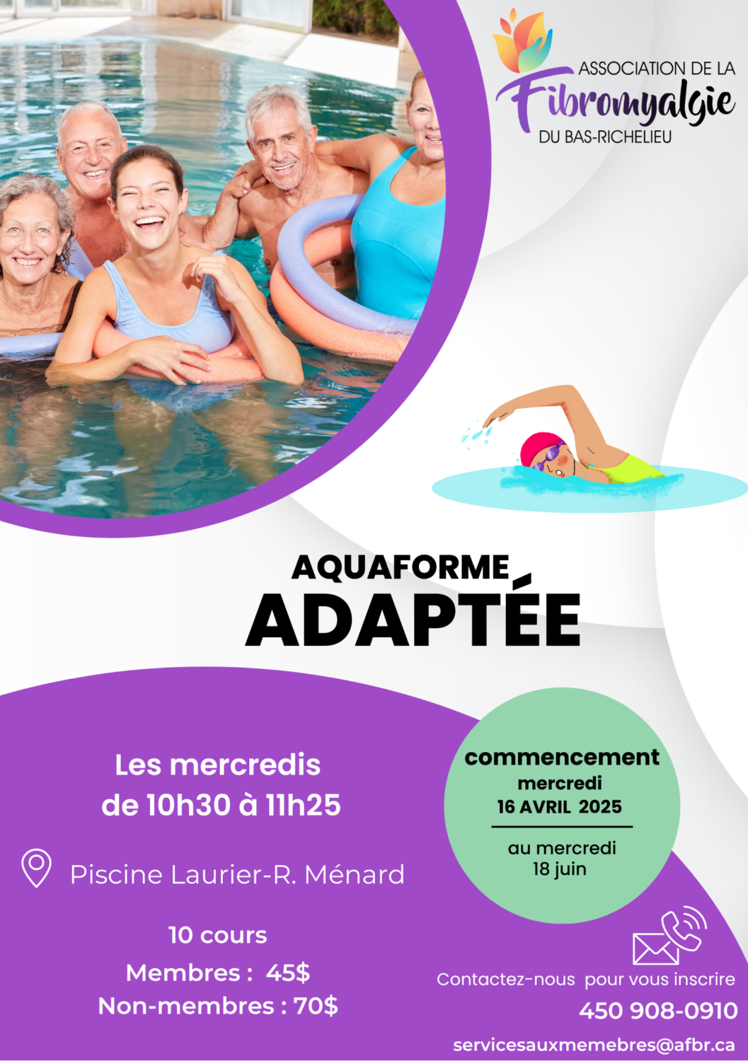 Session printemps 2025 Aquaforme adaptée