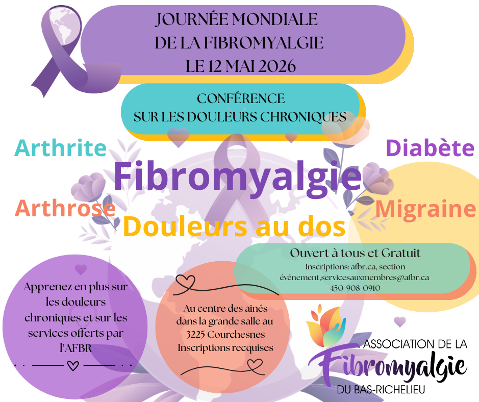 Conférence sur les douleurs chroniques; Journée mondiale de la Fibromyalgie