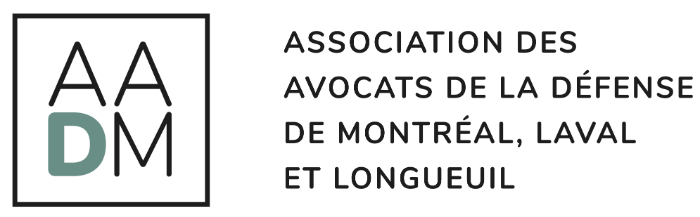 Logo Association des avocats de la défense de Montréal - Laval - Longueuil