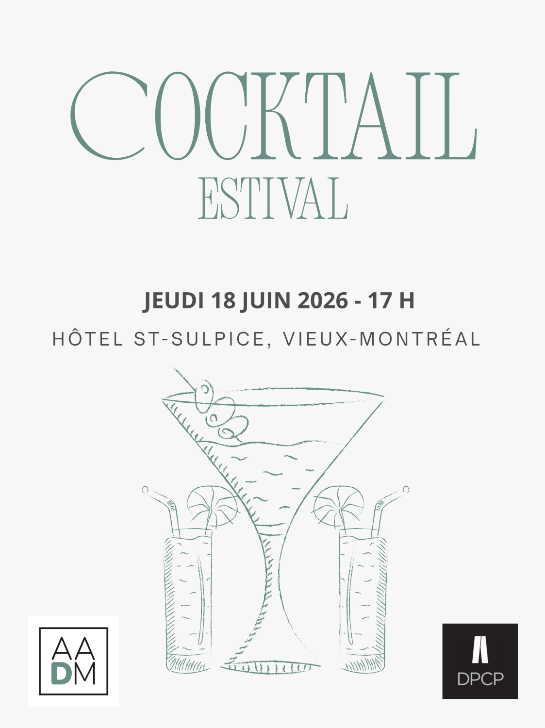 Cocktail conjoint estival AADM-DPCP 2026