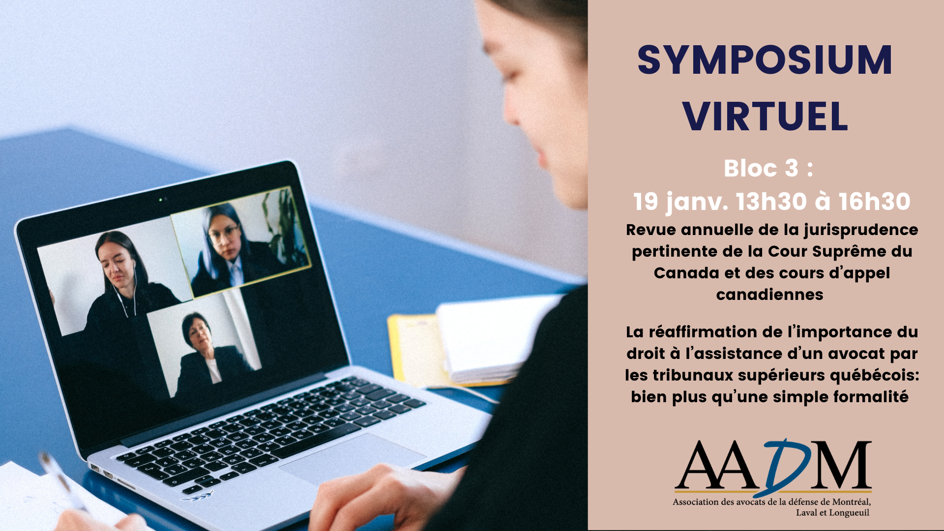 Symposium virtuel : 19 janvier 2021 13h30 (bloc 3)